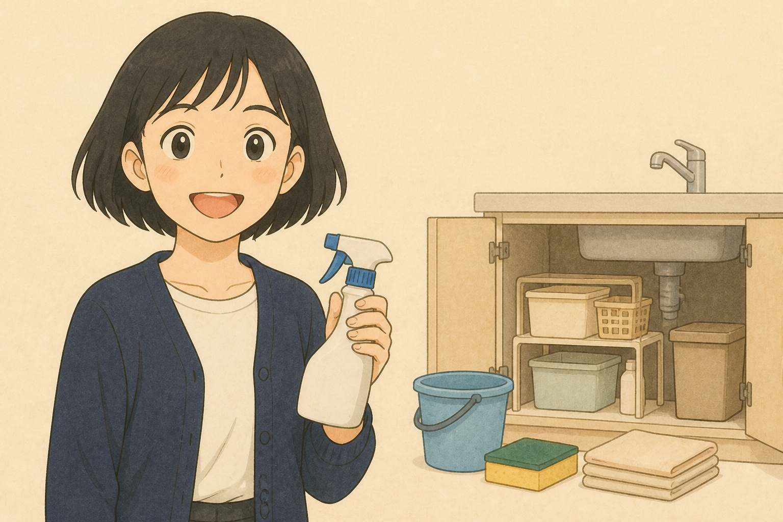 洗剤の種類を減らすと掃除が続く理由｜決め手は選ぶ手数と取り出す手数