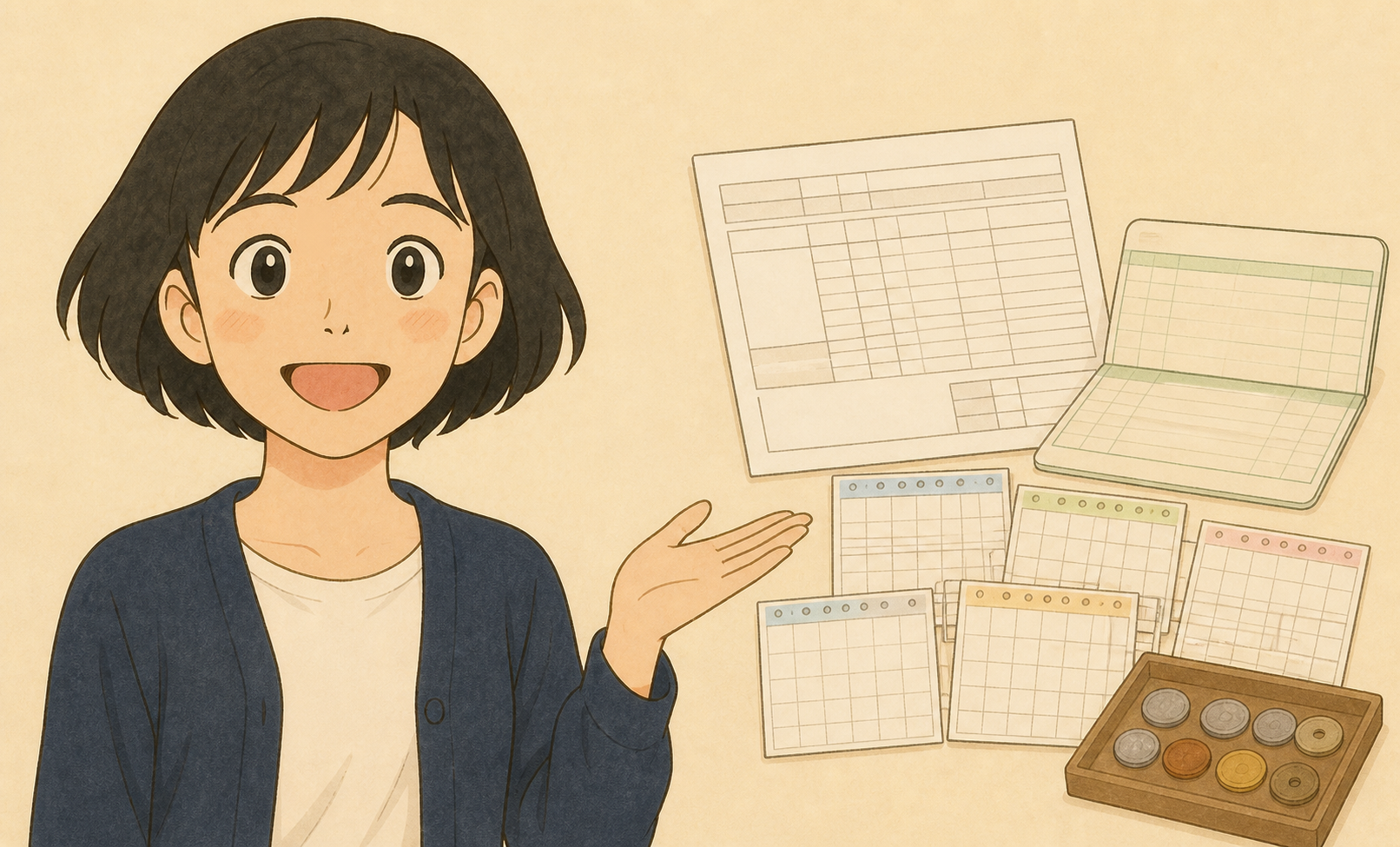 消費税の中間申告回数と納付予定を確認する女性税理士