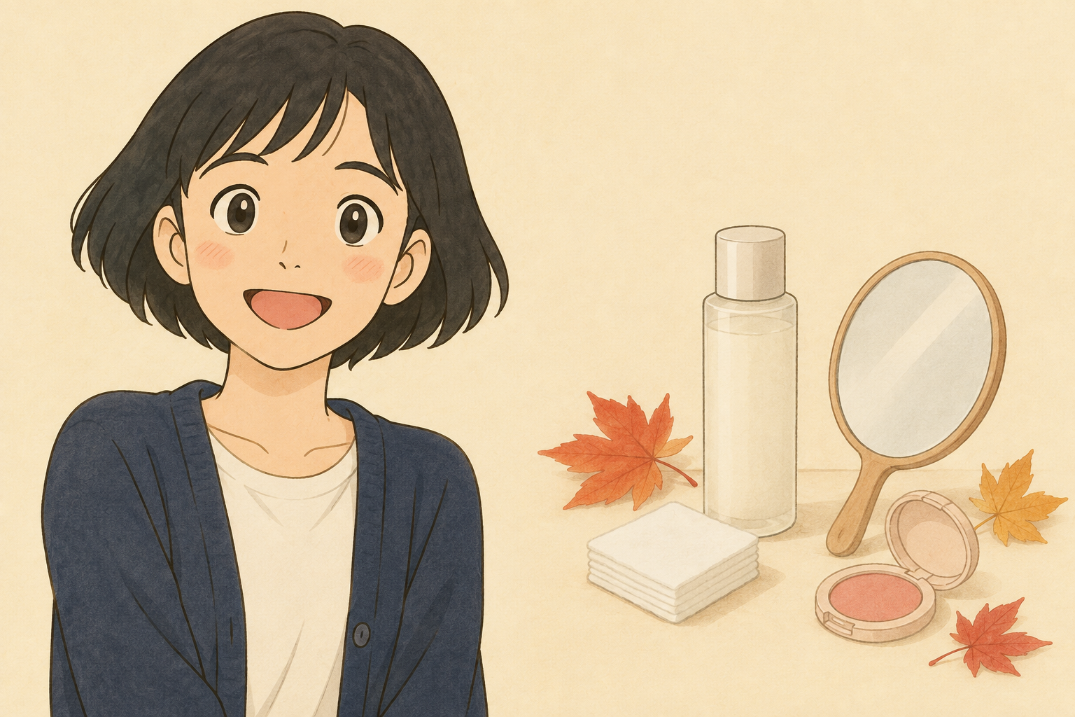 秋に顔がくすんで見える・写真で疲れて見える｜足す前に見直す5つのこと