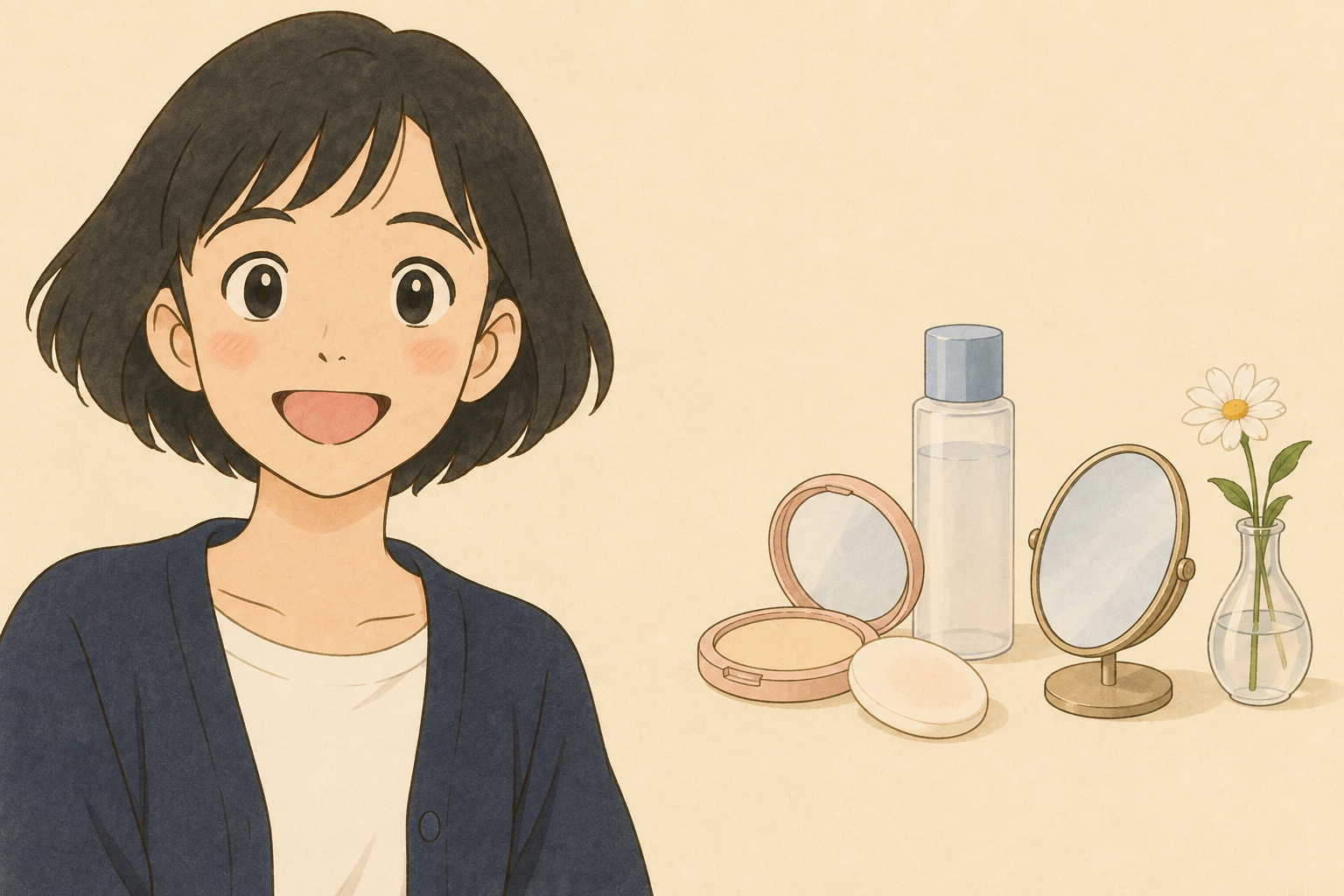 乾燥肌で朝ファンデが浮く・粉をふく｜塗る前の5分で見直す5つのこと