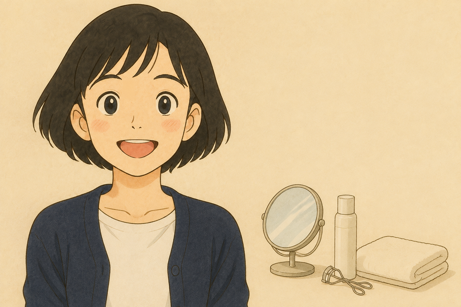 夕方にマスカラがにじむ日|まつげが下がる原因は、朝の3か所にある