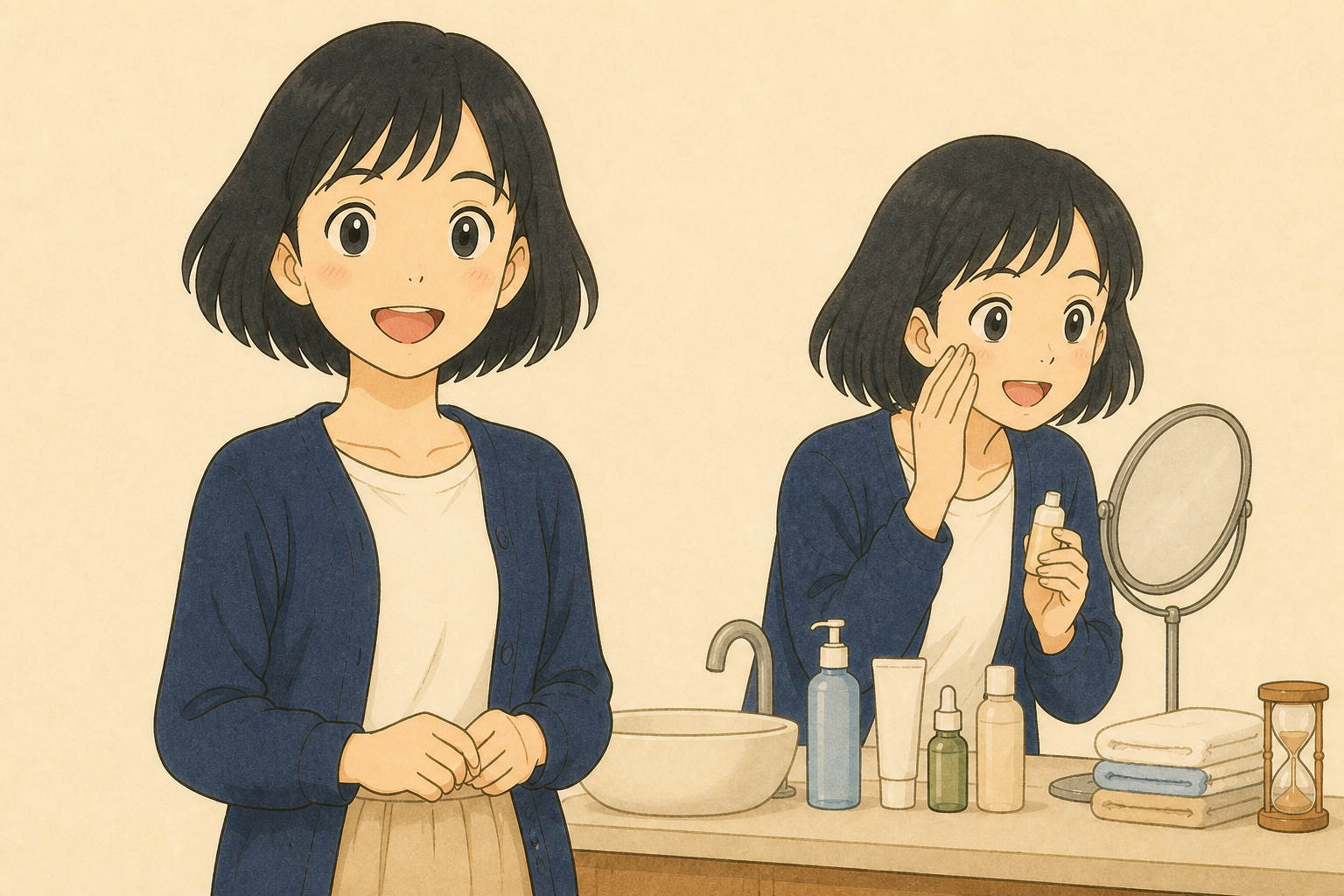 洗顔後は何秒以内に化粧水？秒数より先に見たい3つのことと、守れない日の話