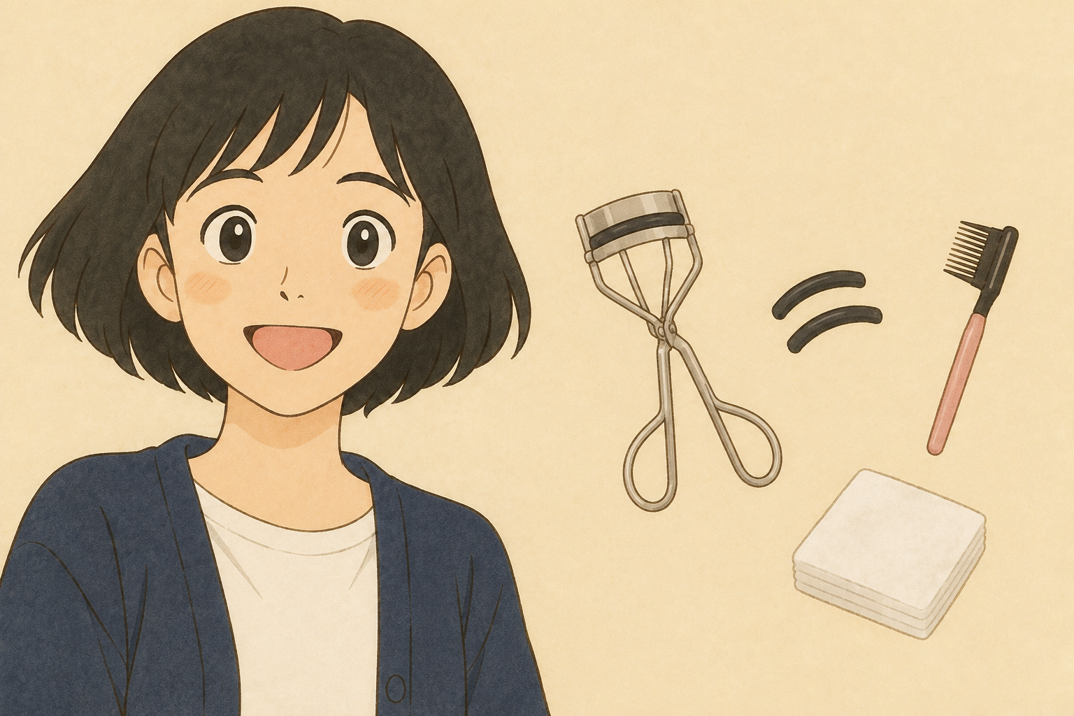 ビューラーでまつげが切れる・抜ける・折れる|やめる前に見直す挟み方とゴムと順番