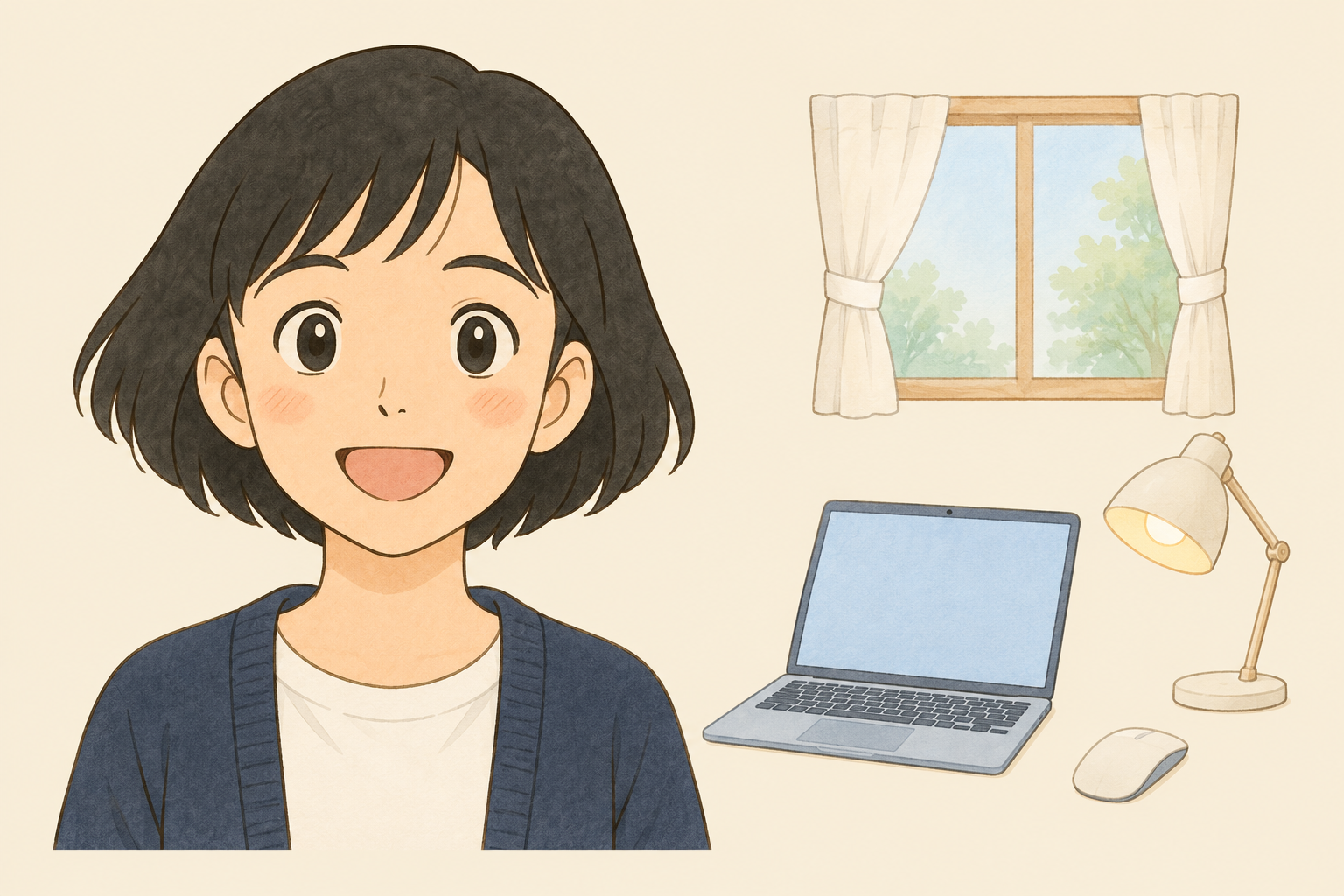 ノートPCの画面が見づらい|非光沢表示と作業場所から選び直す