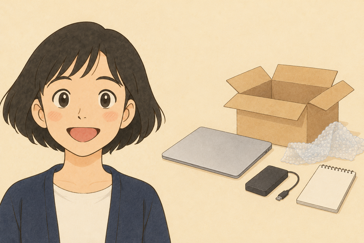 パソコンを修理に送る前に|データ・同梱品・返却後の仕事を整理する