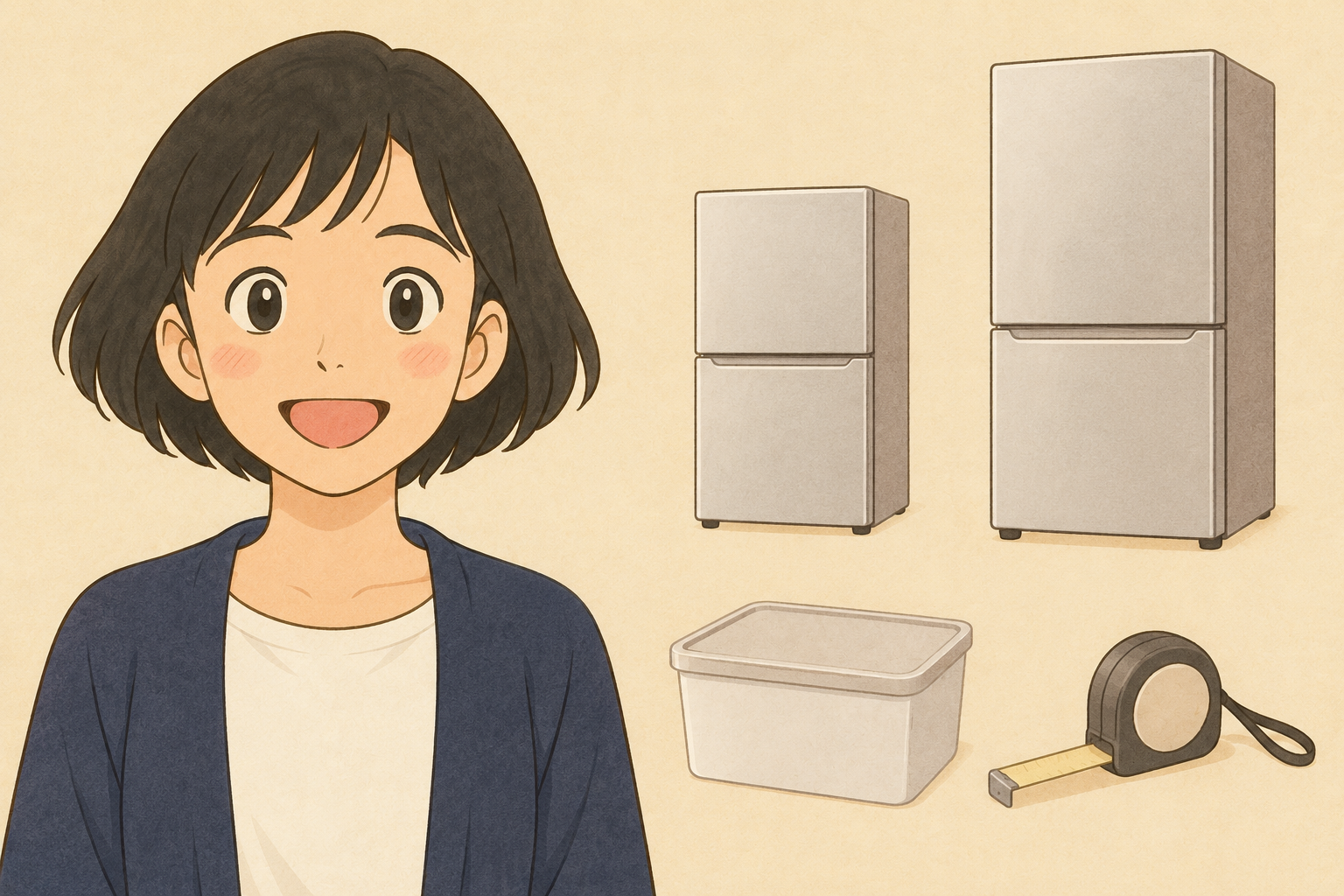 借りた冷蔵庫が小さく感じたら|買い直す前にサイズ変更を相談する